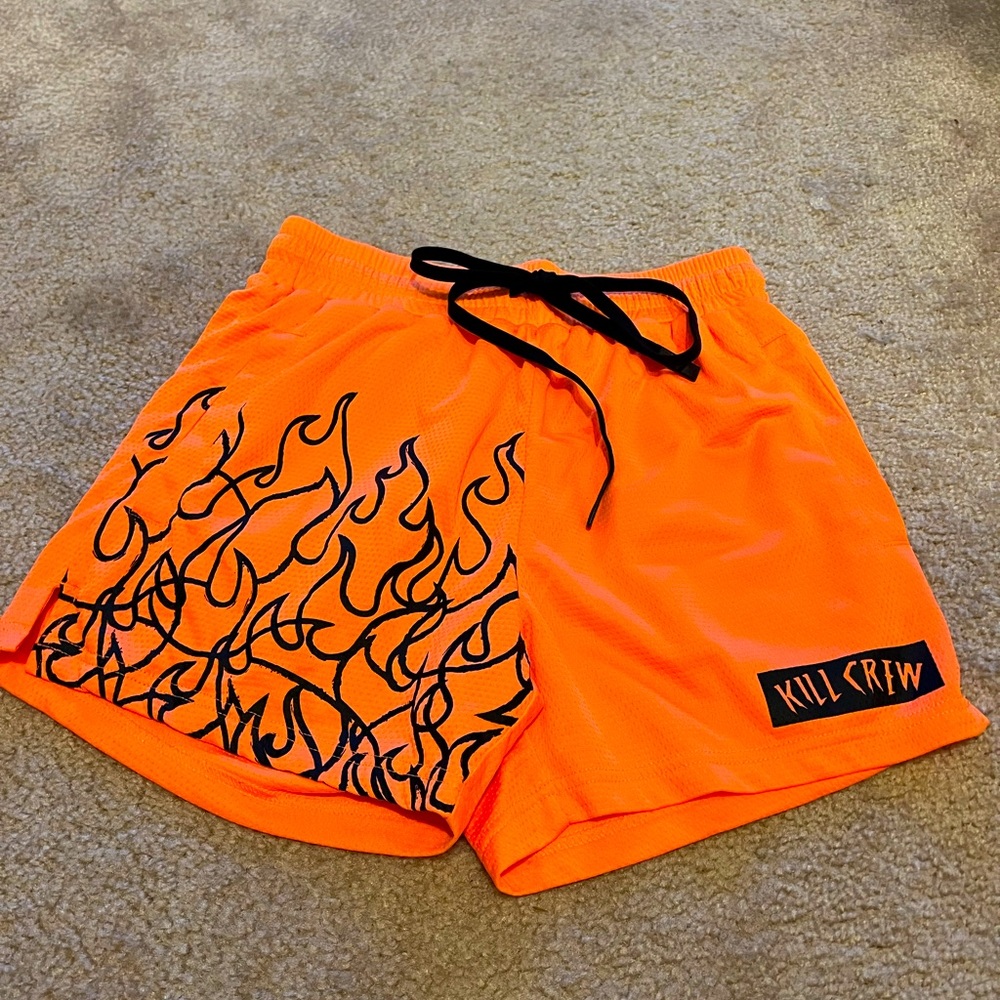 Kill crew orange women’s shorts